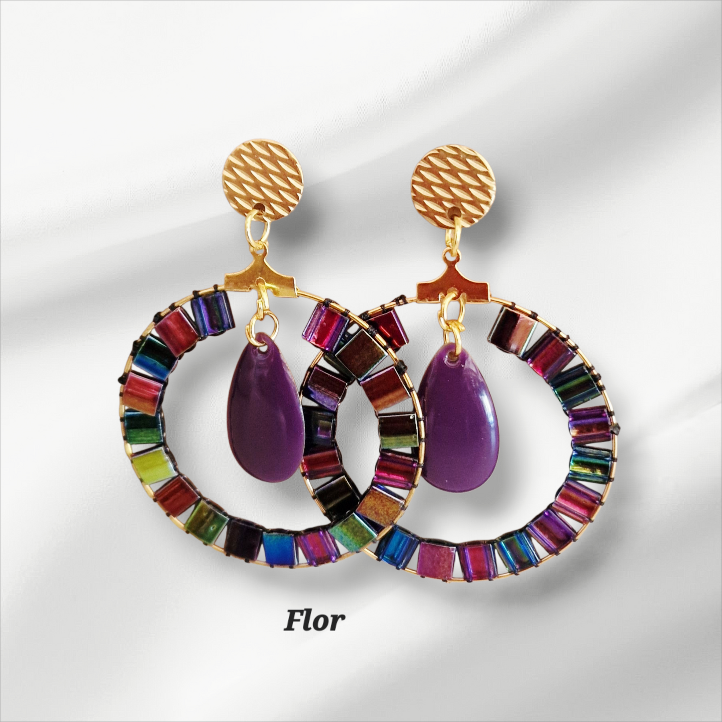 Boucles d'oreilles Flor
