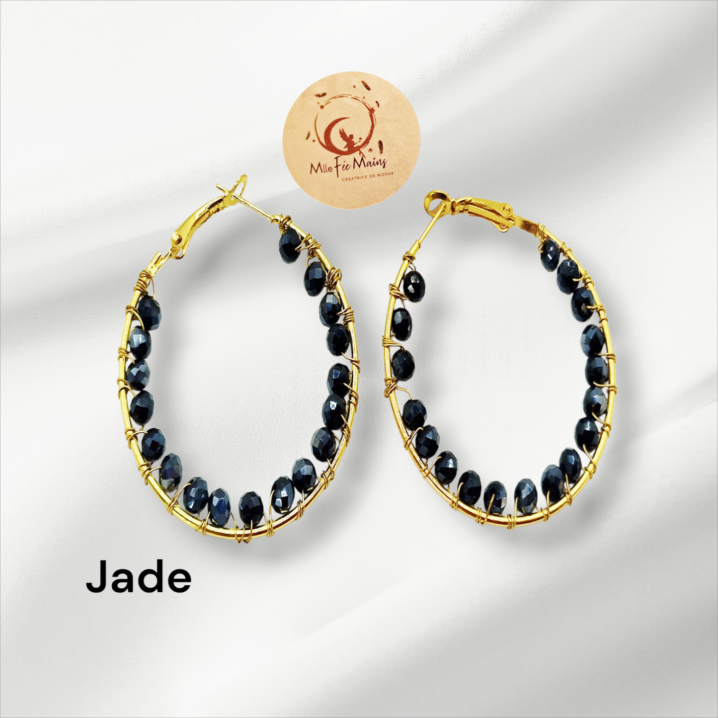 Boucles d'oreilles Jade