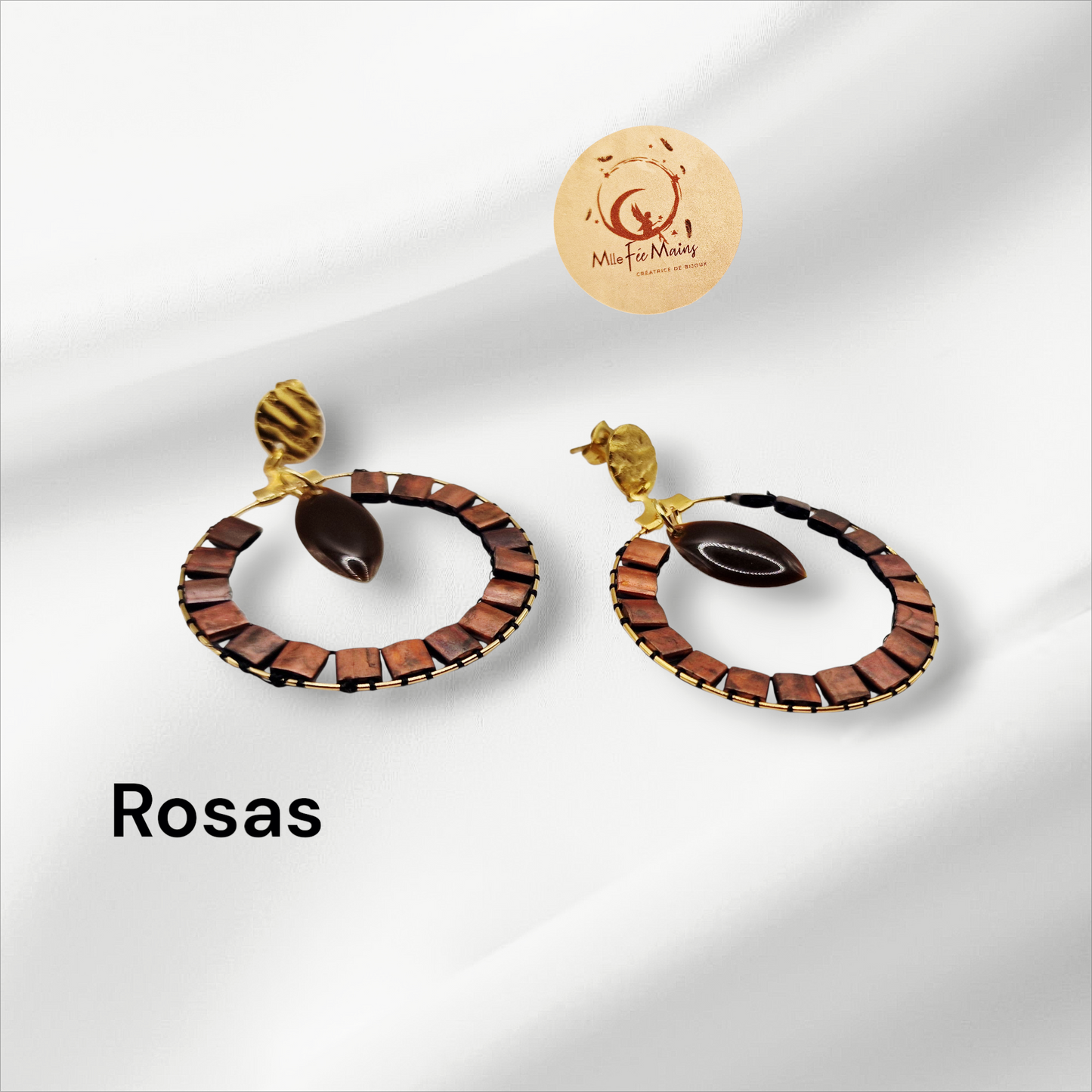 Boucles d'oreilles Rosas