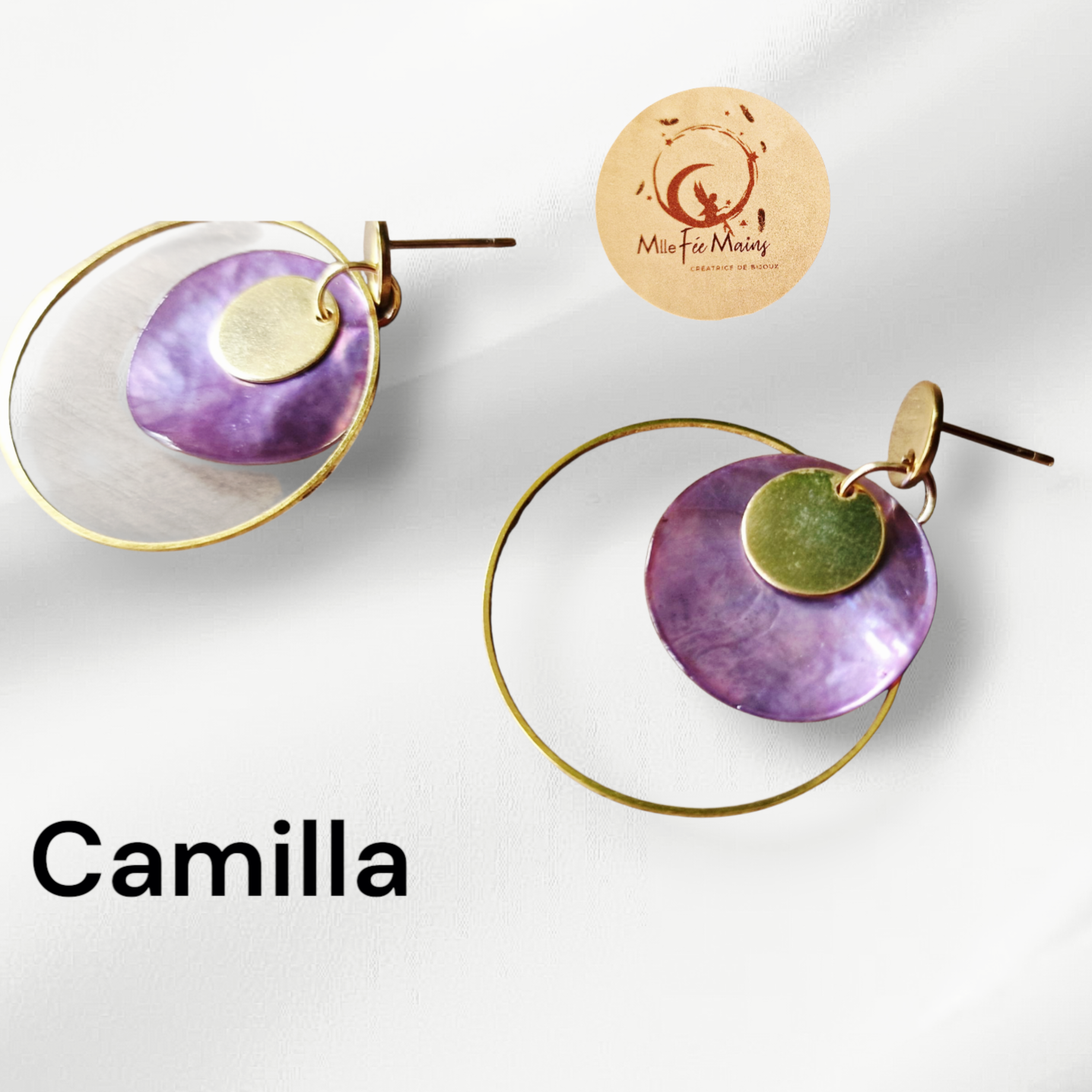 Boucles d'oreilles Camilla