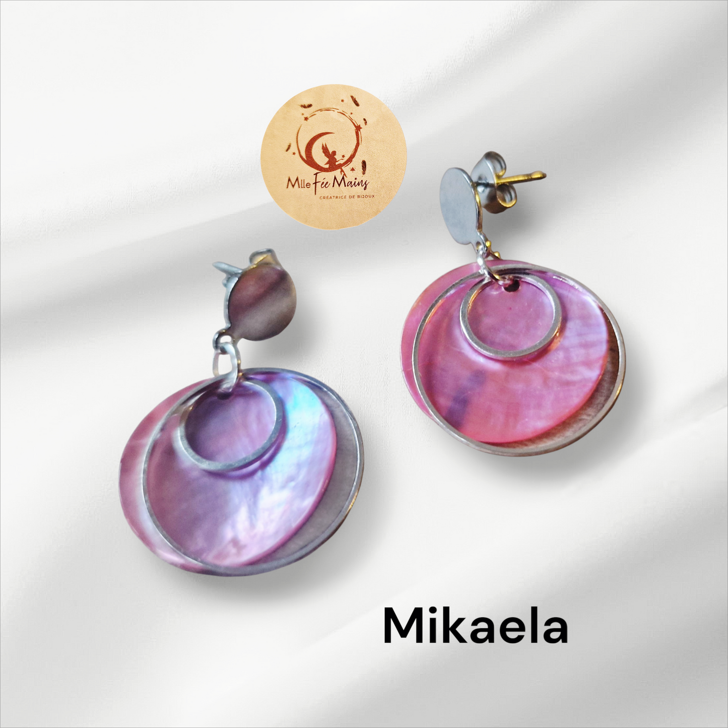 Boucles d'oreilles Mikaela