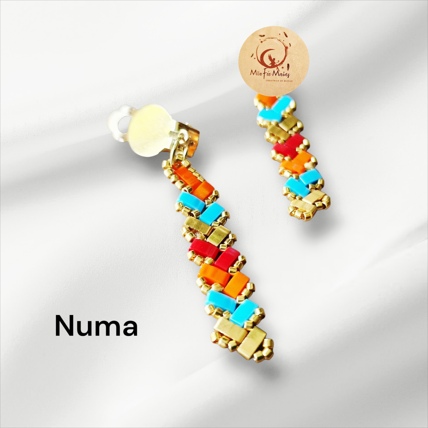 Boucles d'oreilles Numa