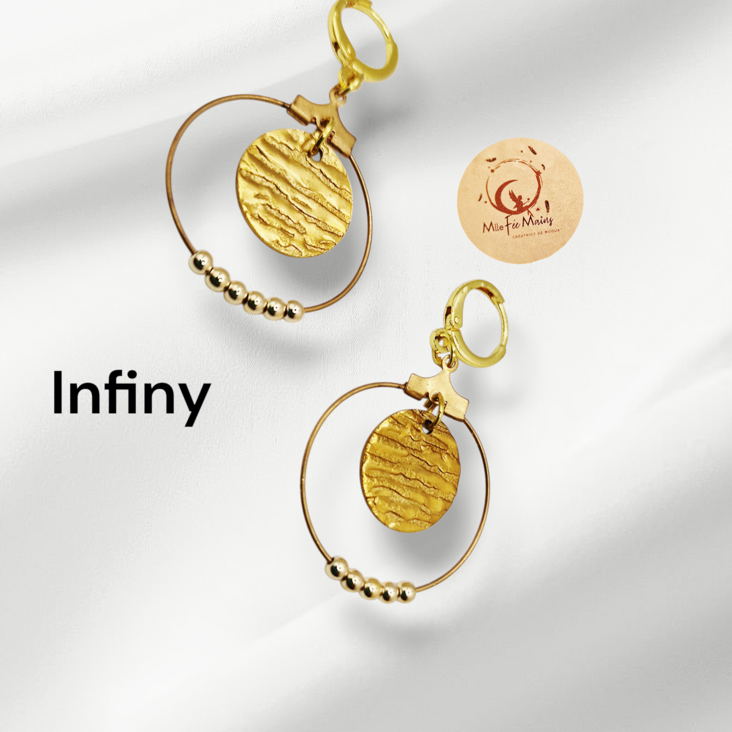 Boucles d'oreilles Infiny