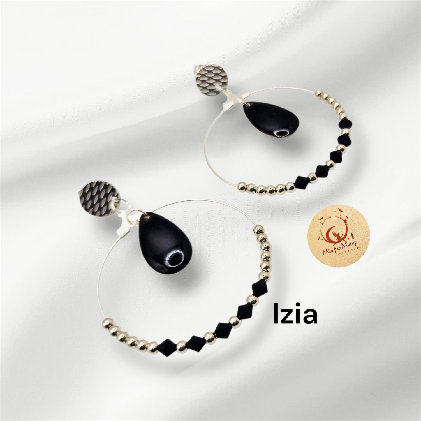 Boucles d'oreilles Izia