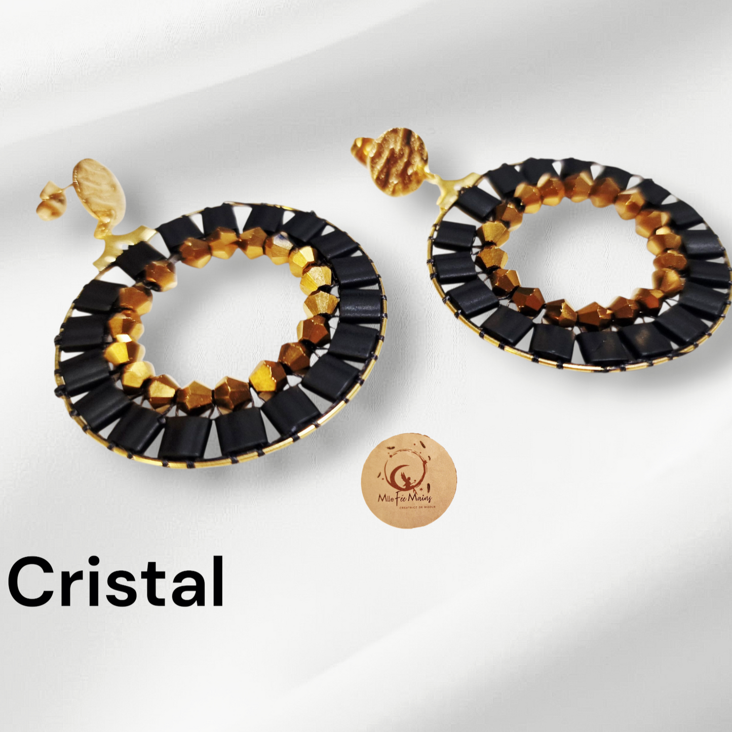 Boucles d'oreilles Cristal