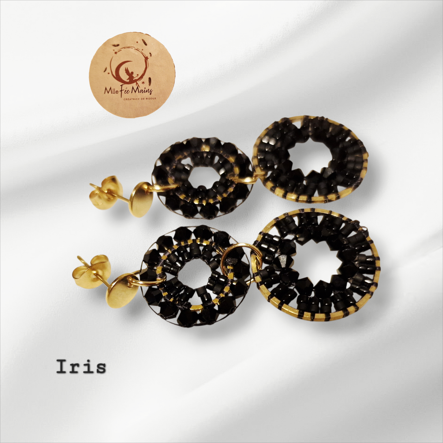 Boucles d'oreilles Iris