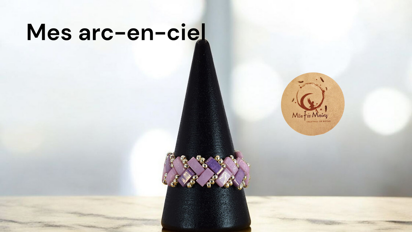 Bague "Mes Arc-en-ciel"