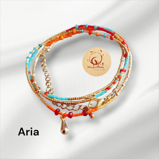 Modèle Aria. Bracelet ou Ras de cou
