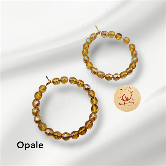 Boucles d'oreilles Opale