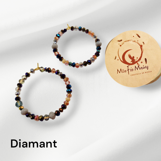 Boucles d'oreilles Diamant