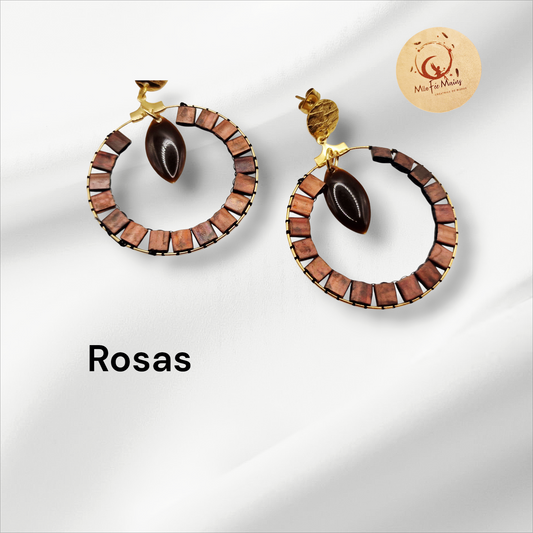 Boucles d'oreilles Rosas