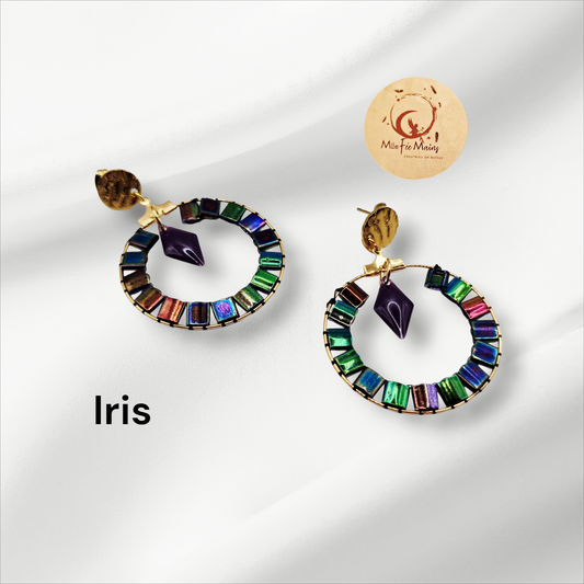 Boucles d'oreilles Iris