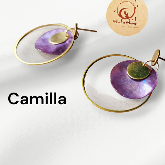 Boucles d'oreilles Camilla