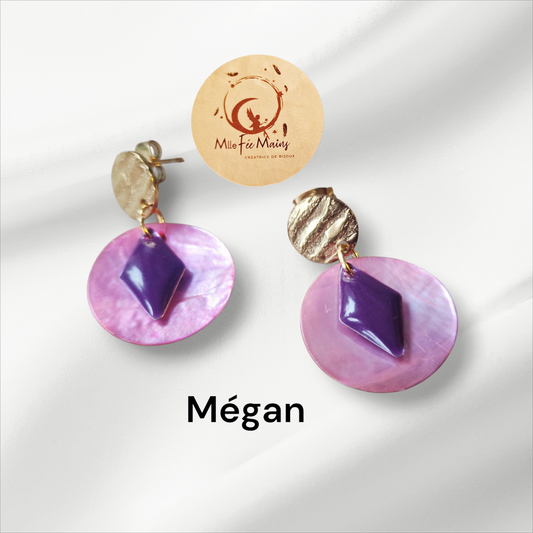 Boucles d'oreilles Mégan