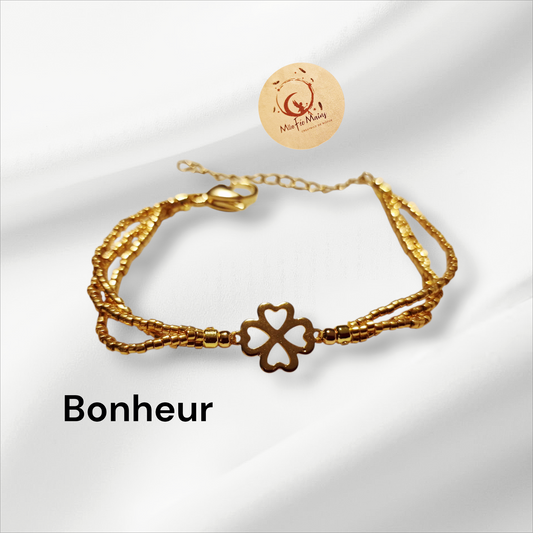 Bracelet porte "Bonheur"