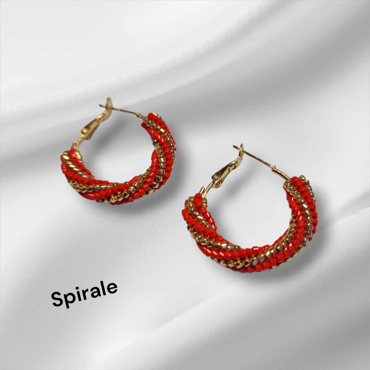 Boucles d'oreilles Spirale