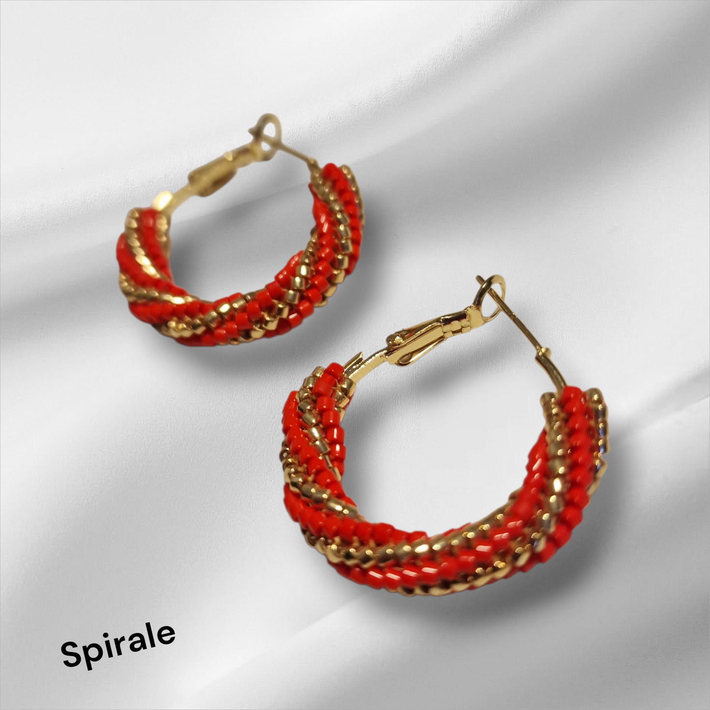 Boucles d'oreilles Spirale