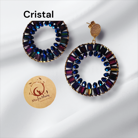 Boucles d'oreilles Cristal