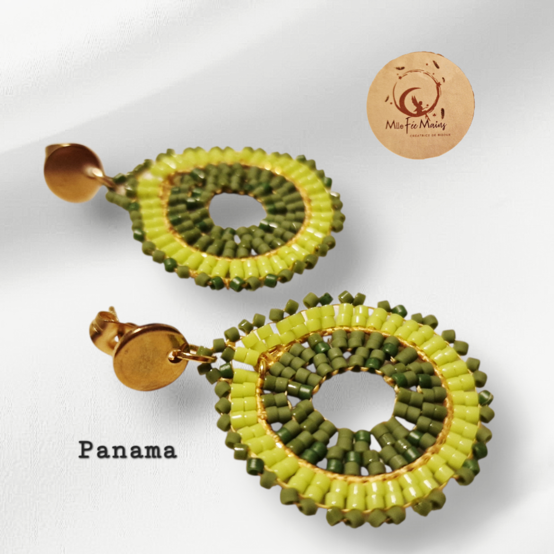 Boucles d'oreilles Panama
