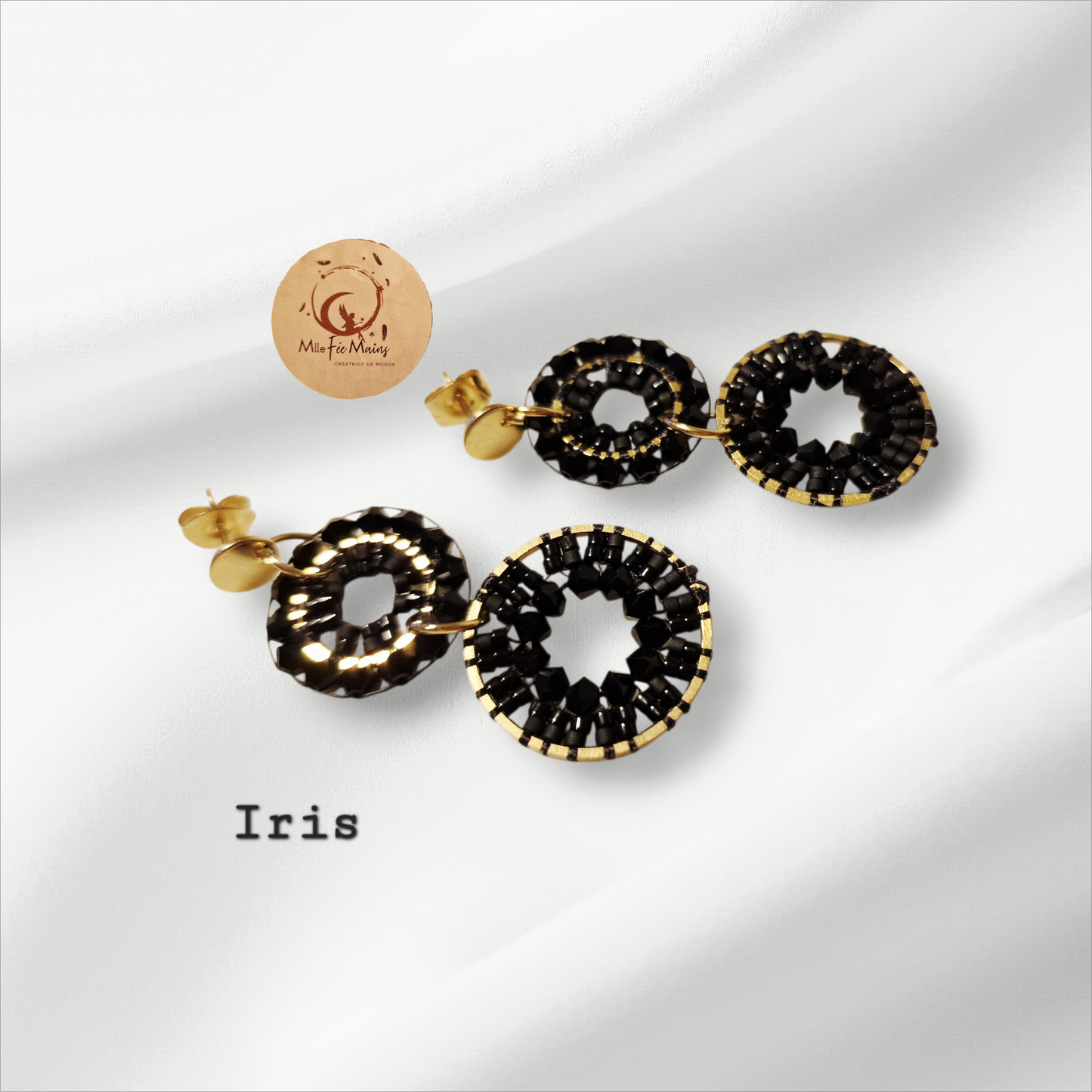 Boucles d'oreilles Iris