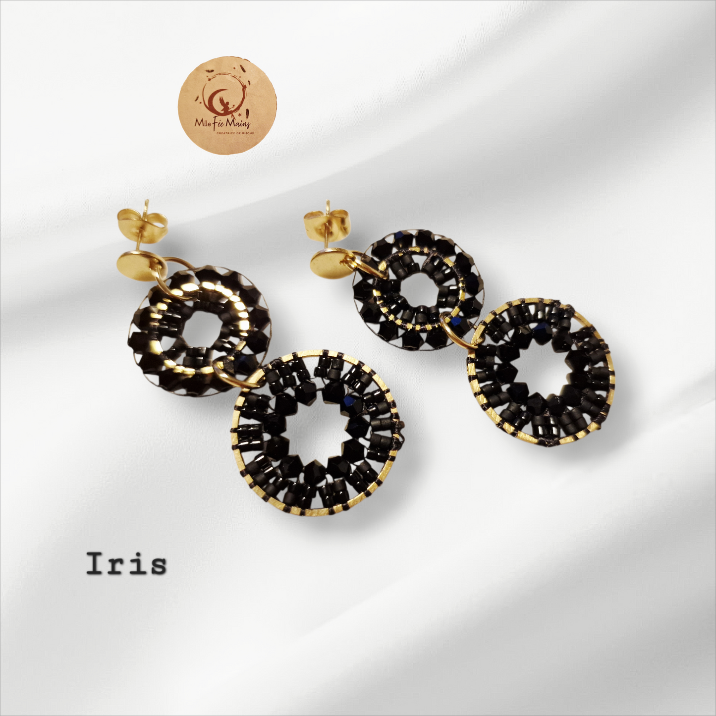 Boucles d'oreilles Iris