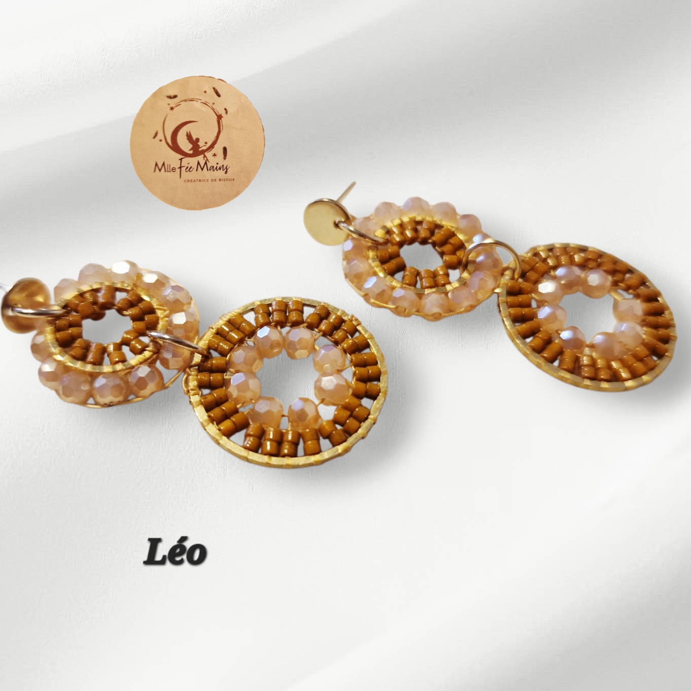 Boucles d'oreilles Léo