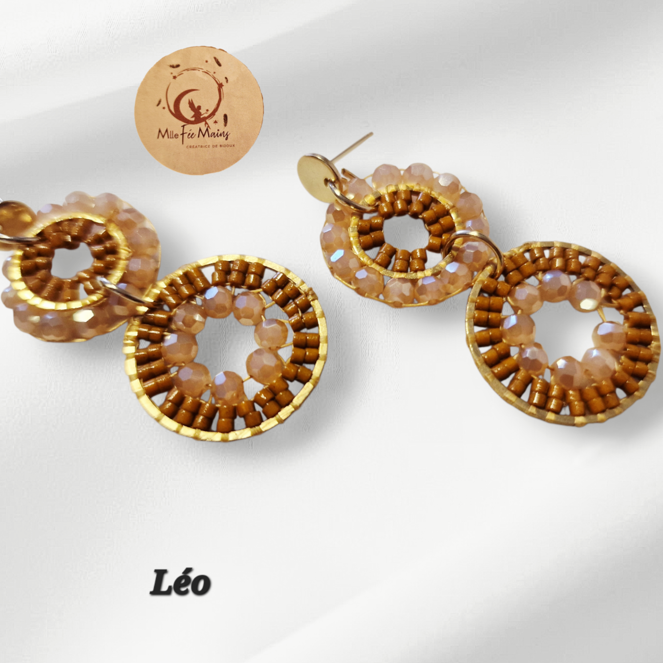 Boucles d'oreilles Léo