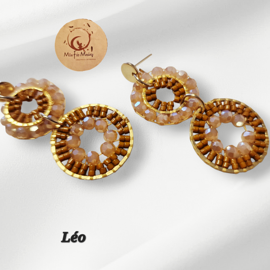 Boucles d'oreilles Léo