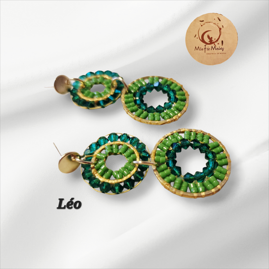 Boucles d'oreilles Léo