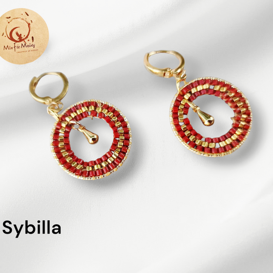 Boucles d'oreilles Sybilla
