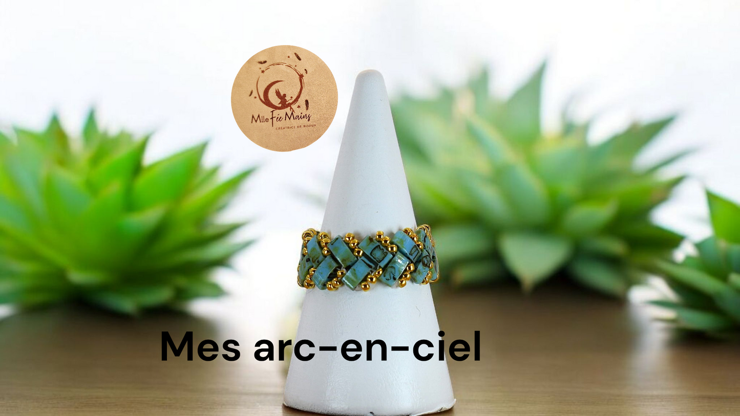 Bague "Mes Arc-en-ciel"